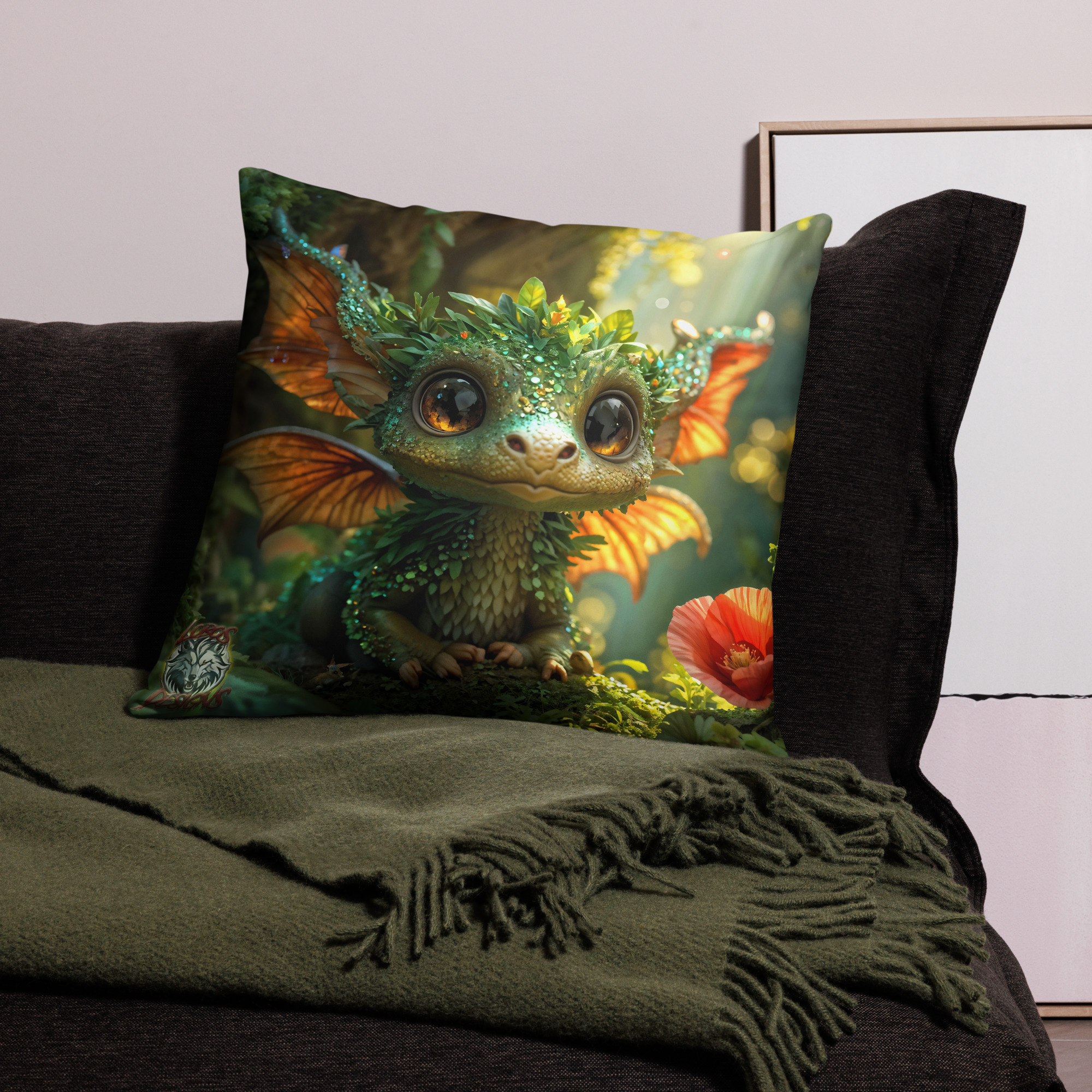 Dragon Hatchling Basic Pillow
