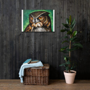 Wise Owl Thin canvas