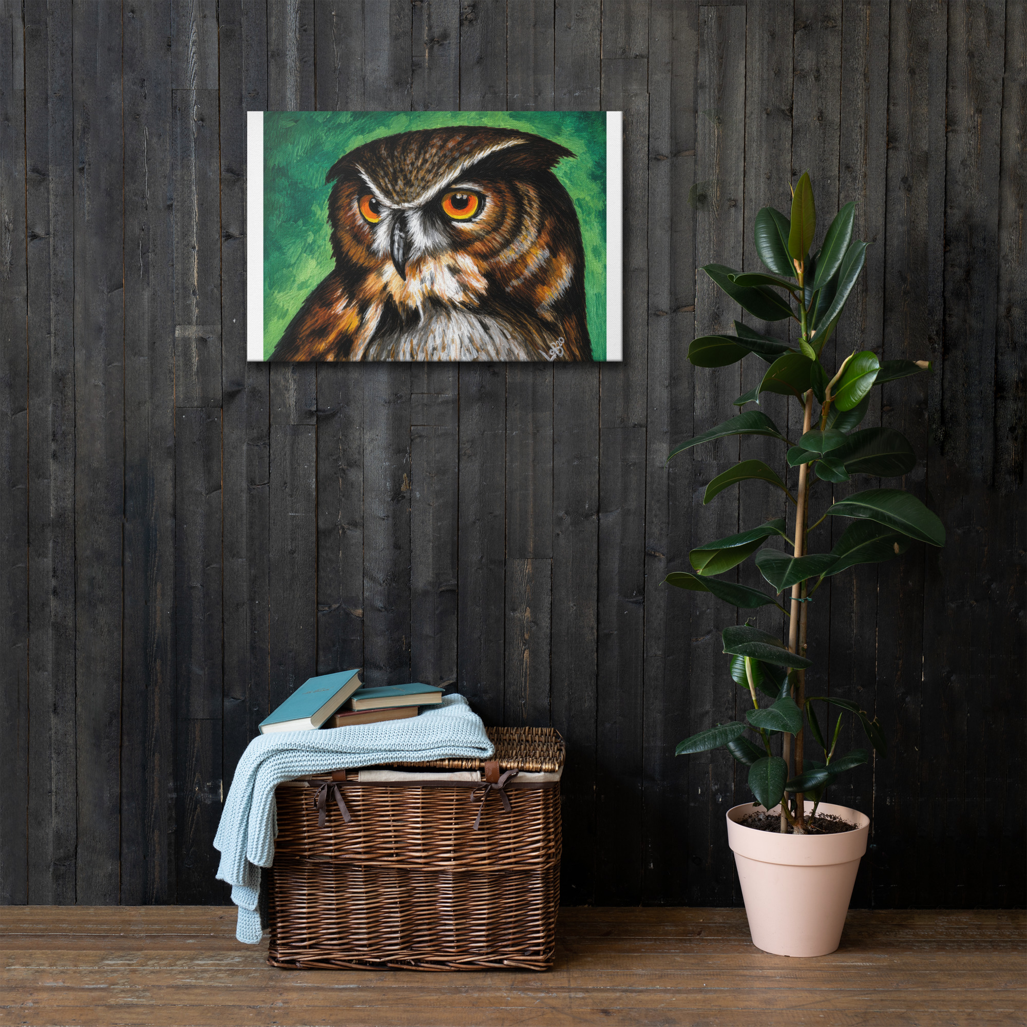 Wise Owl Thin canvas