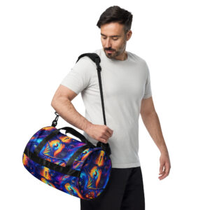 Celestial transcendence  All-over print gym bag
