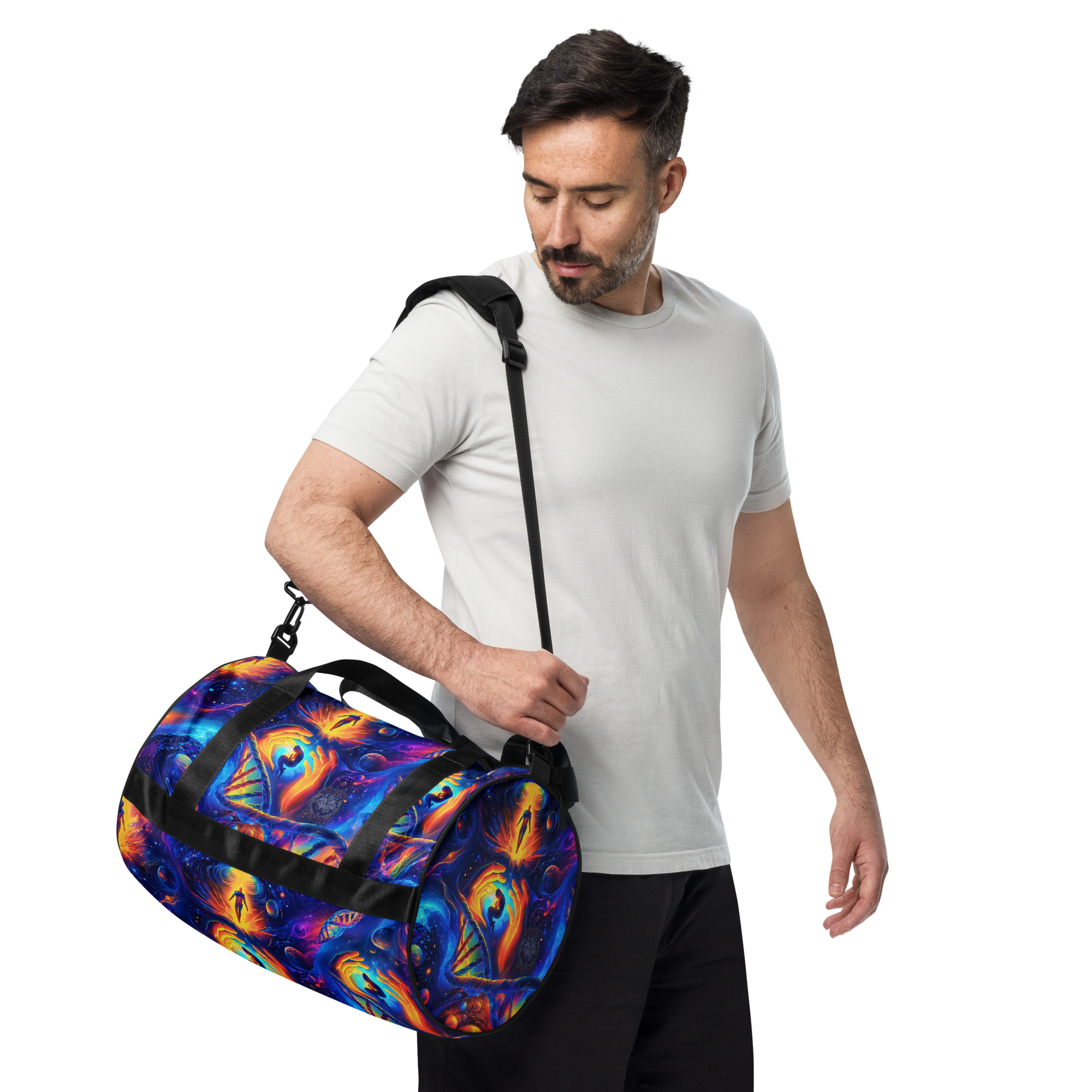 Celestial transcendence All-over print gym bag