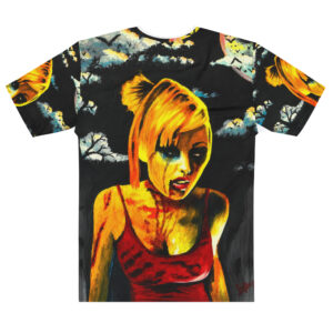 Zombie Girl Men’s cotton crew neck t-shirt