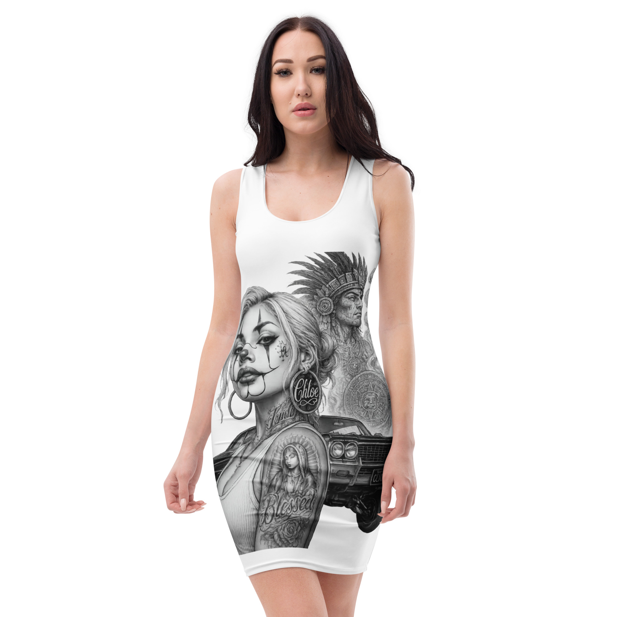 Aztec Lowrider Bodycon dress - Image 4