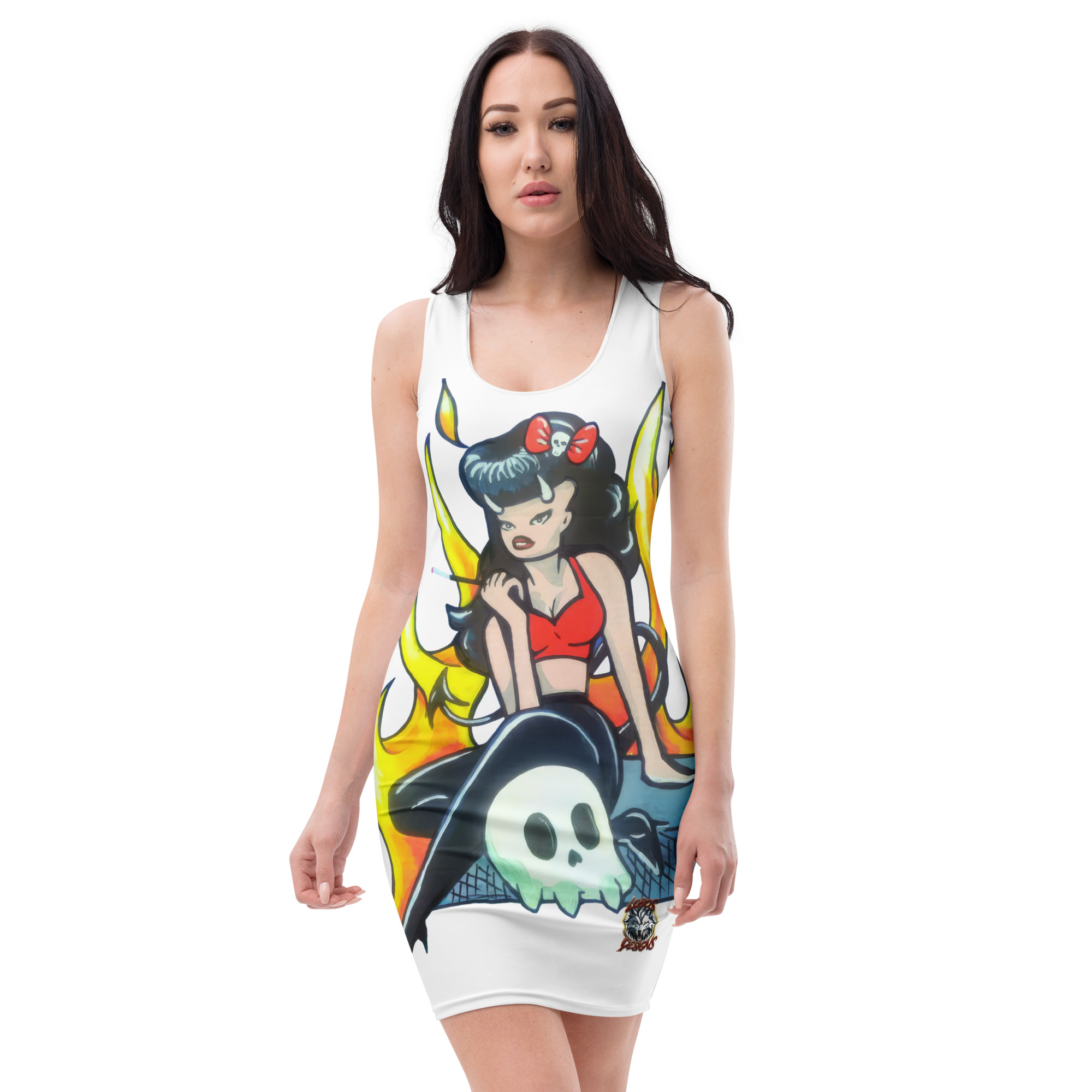 Lowbrow Devil Girl Bodycon dress
