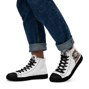 Lobosdesigns Men’s high top canvas shoes