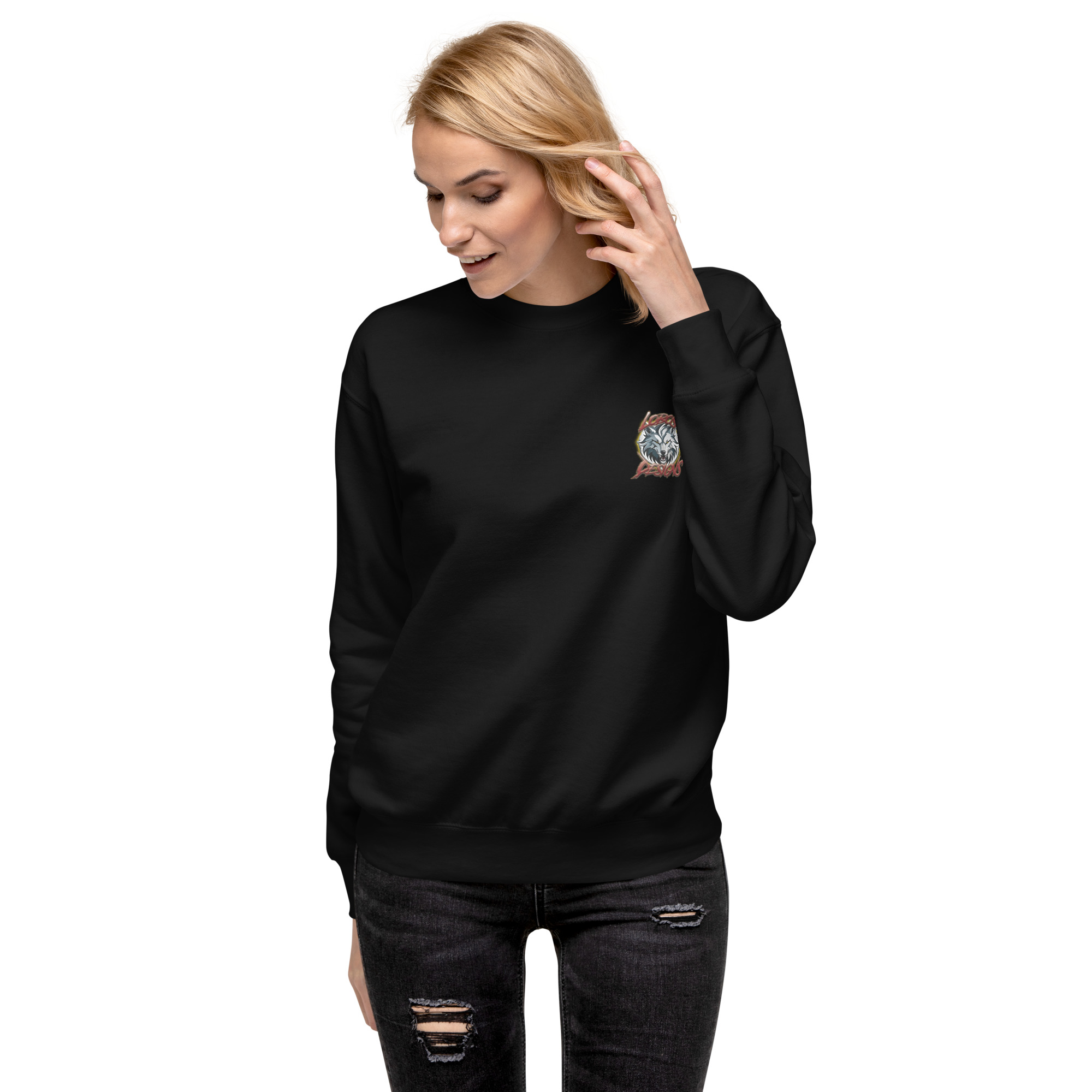 Clown Girl Unisex Premium Sweatshirt - Image 5