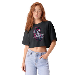 Giesha Women’s garment dye cropped tee