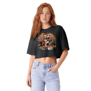 Inked, Thick and Sexy Women’s garment dye cropped tee