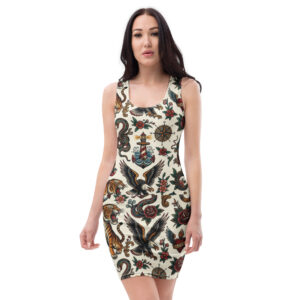 Tattooed Bodycon dress