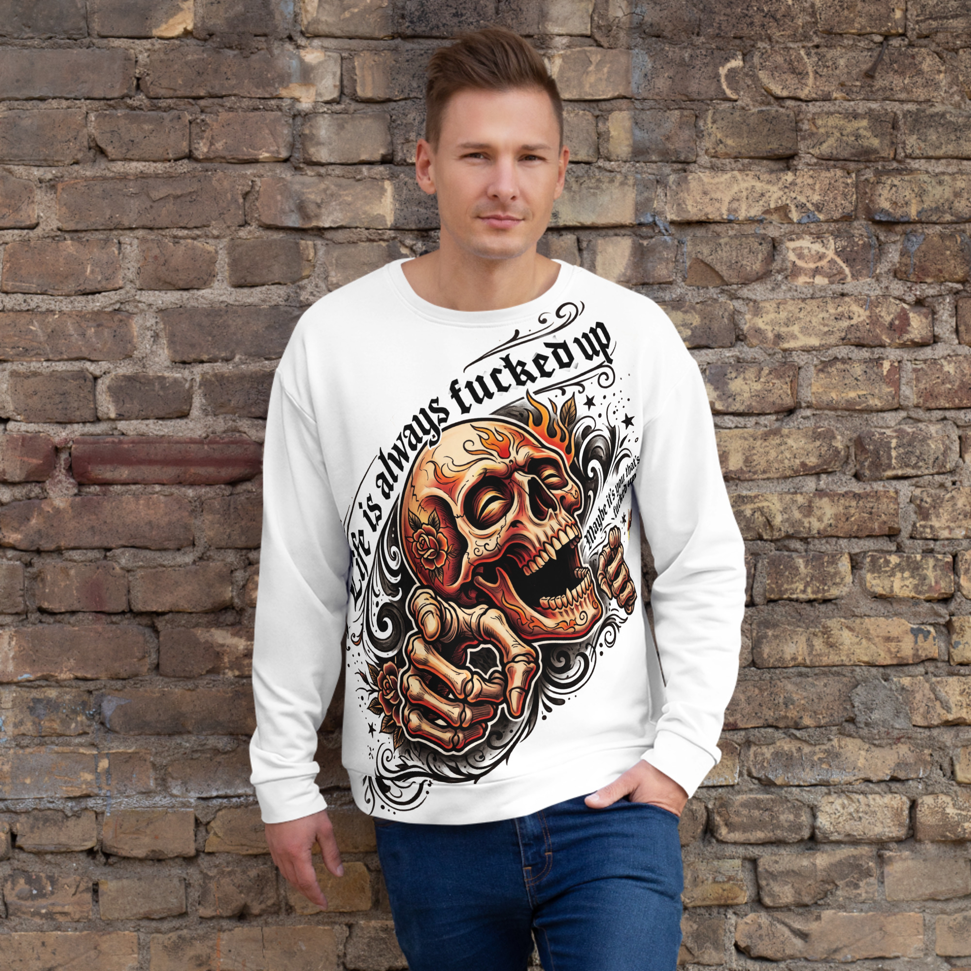Life's messed up Unisex Sweatshirt