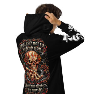Pay up Unisex zip hoodie