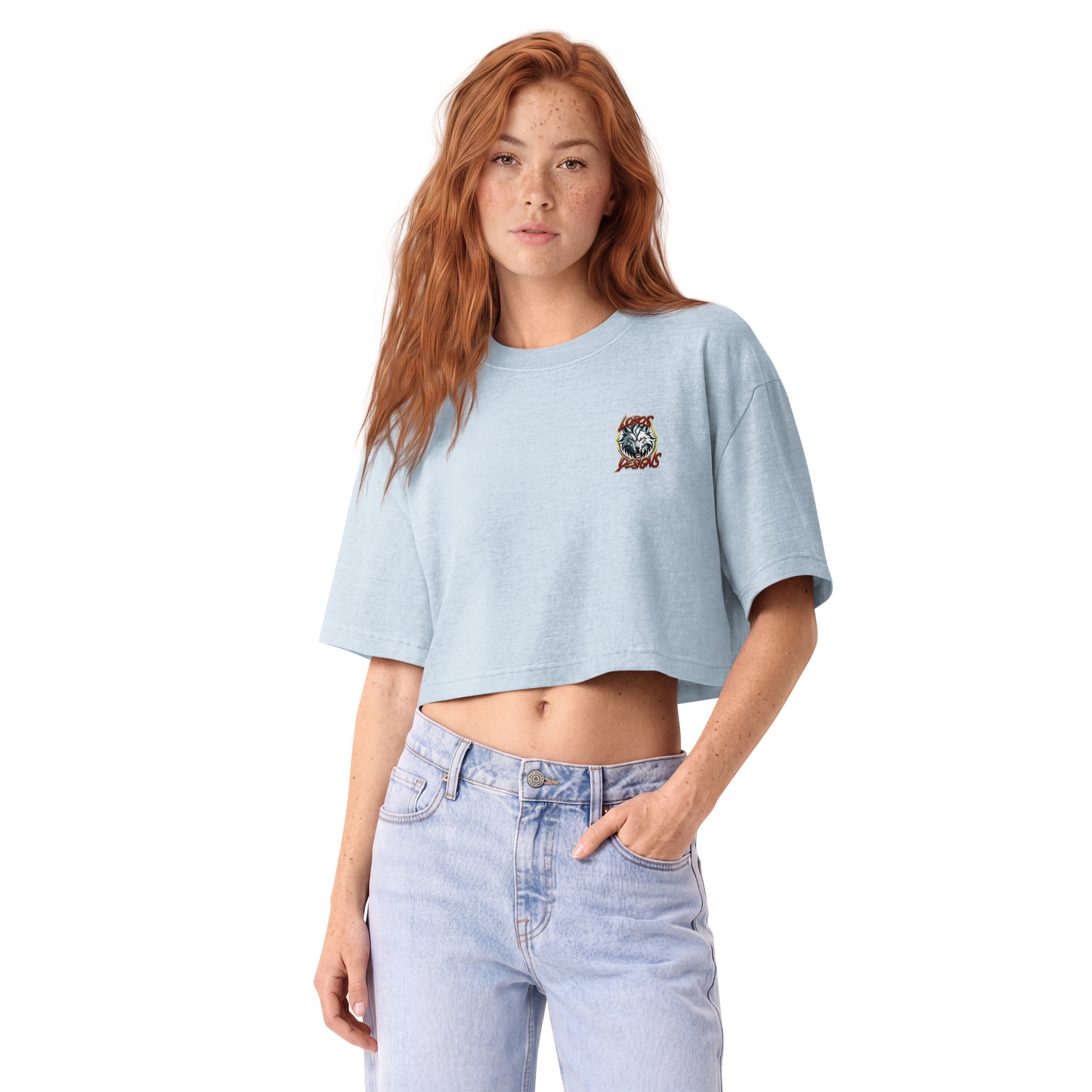 Life is messed up Women’s cropped tee - Image 2