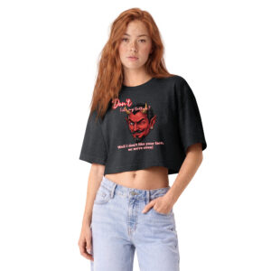Don't like my tattoos Women’s cropped tee